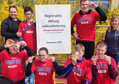 Medalowy Regionalny Miting Lekkoatletyczny w Wadowicach
