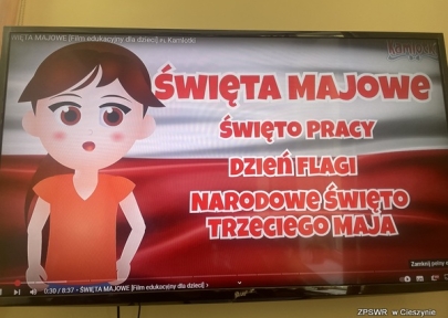 Warsztaty w bibliotece- majowe święta narodowe.