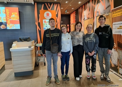 Lekcja przedsiębiorczości w klasie 3 BP