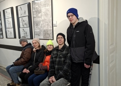 Klasa 6 c oraz 3 SPdP w Domu Narodowym w Cieszynie