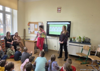 Warsztaty edukacyjno-sensoryczne pod hasłem „Powitanie Wiosny”